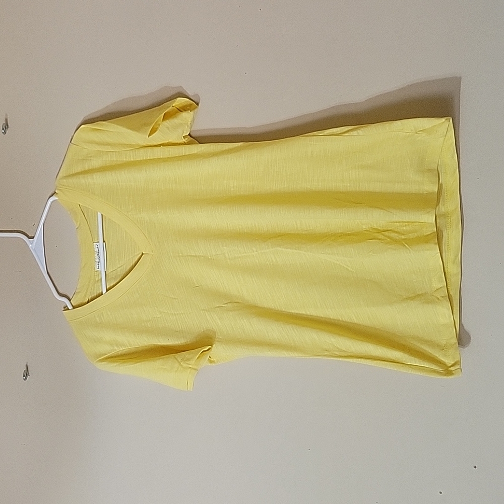 Yellow V Neck T-Shirt